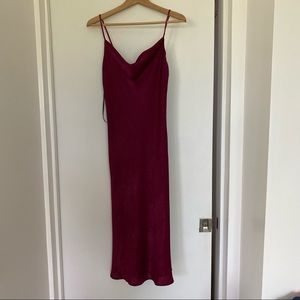 Magenta Midi/Maxi Dress